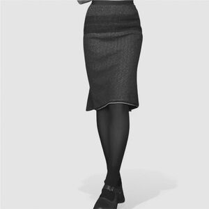 Elegant Gray Women's Skirt